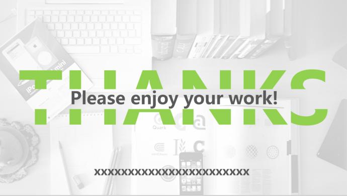 綠色清新大氣工作總結(jié)ppt模板-1