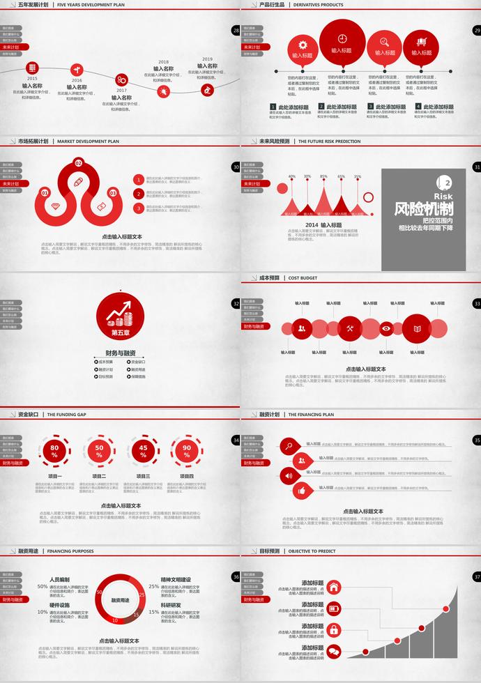 精美夜景創(chuàng)業(yè)融資計(jì)劃書PPT模板-3