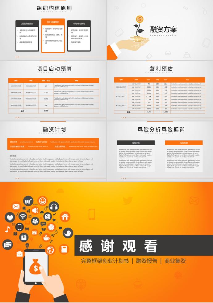 橙黃色大氣創(chuàng)業(yè)計(jì)劃書(shū)-2