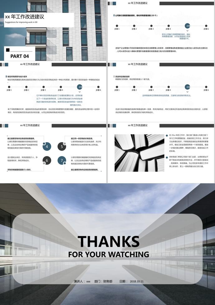 房地產(chǎn)企業(yè)采購(gòu)部年度工作總結(jié)PPT模板-2