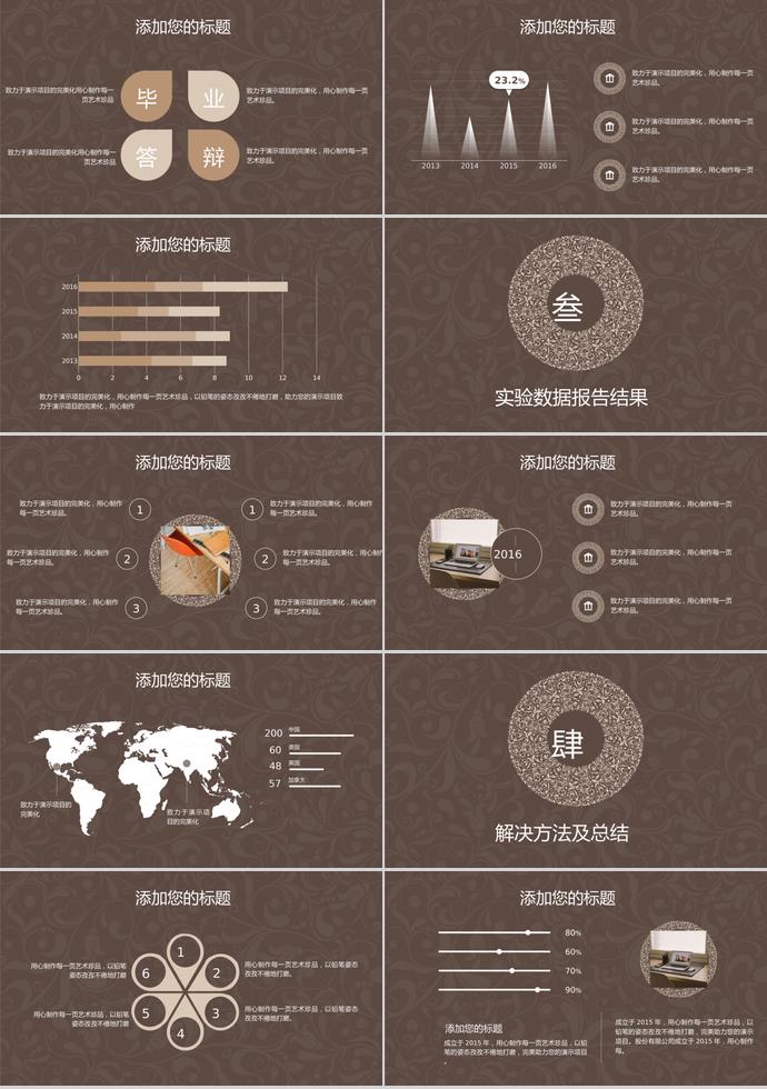 復古花紋畢業(yè)答辯模板-1