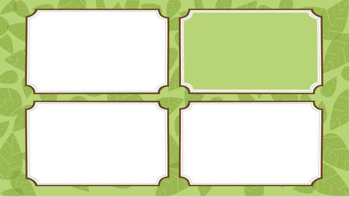 吹泡泡相冊PPT模板-1