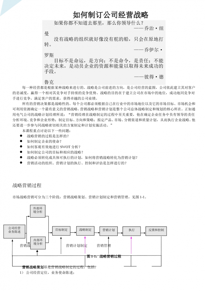 培訓計劃人事管理如何制定經營戰(zhàn)略word文檔-1