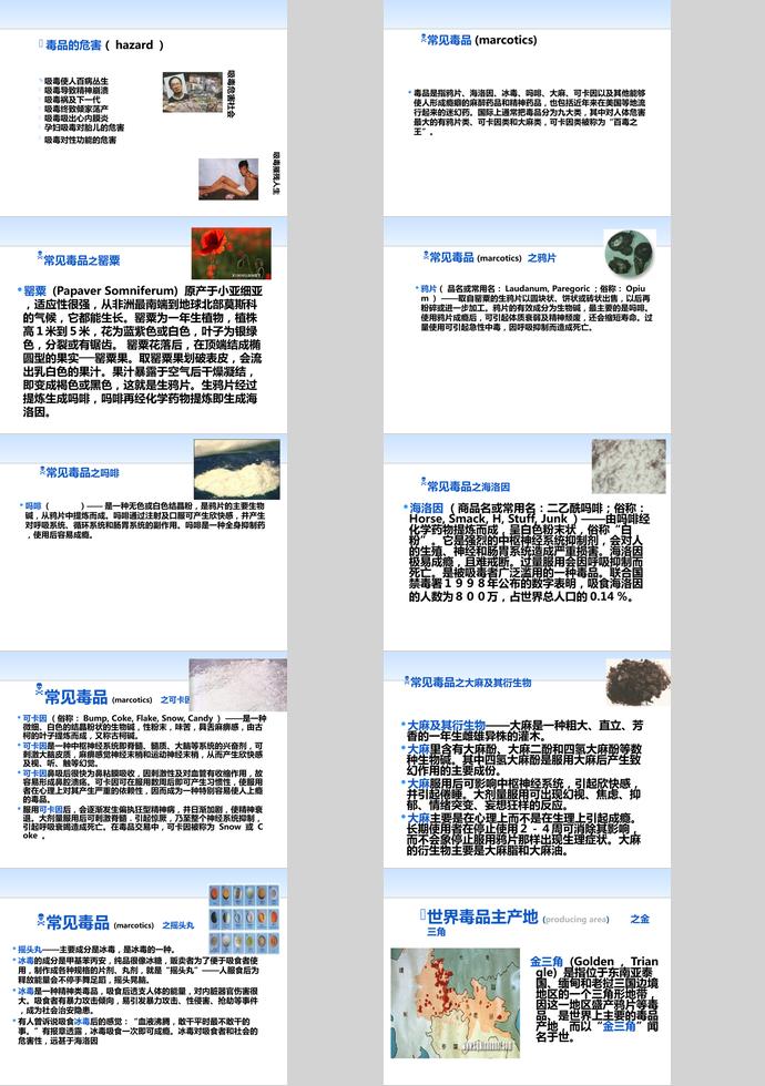 天藍(lán)色簡潔風(fēng)國際禁毒日主題ppt模板-1