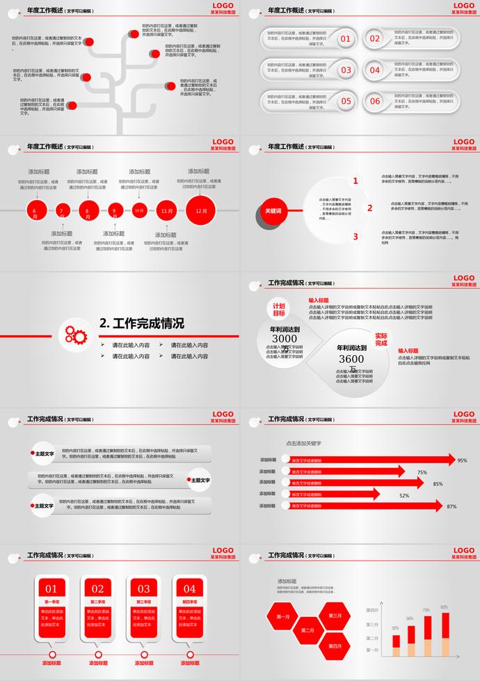 創(chuàng)意風(fēng)軟件公司年終總結(jié)匯報(bào)模板-1