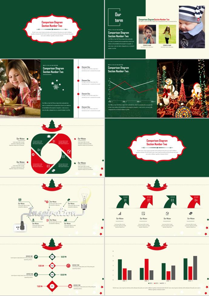 圣誕節(jié)活動(dòng)策劃提案展示方案ppt模板-1