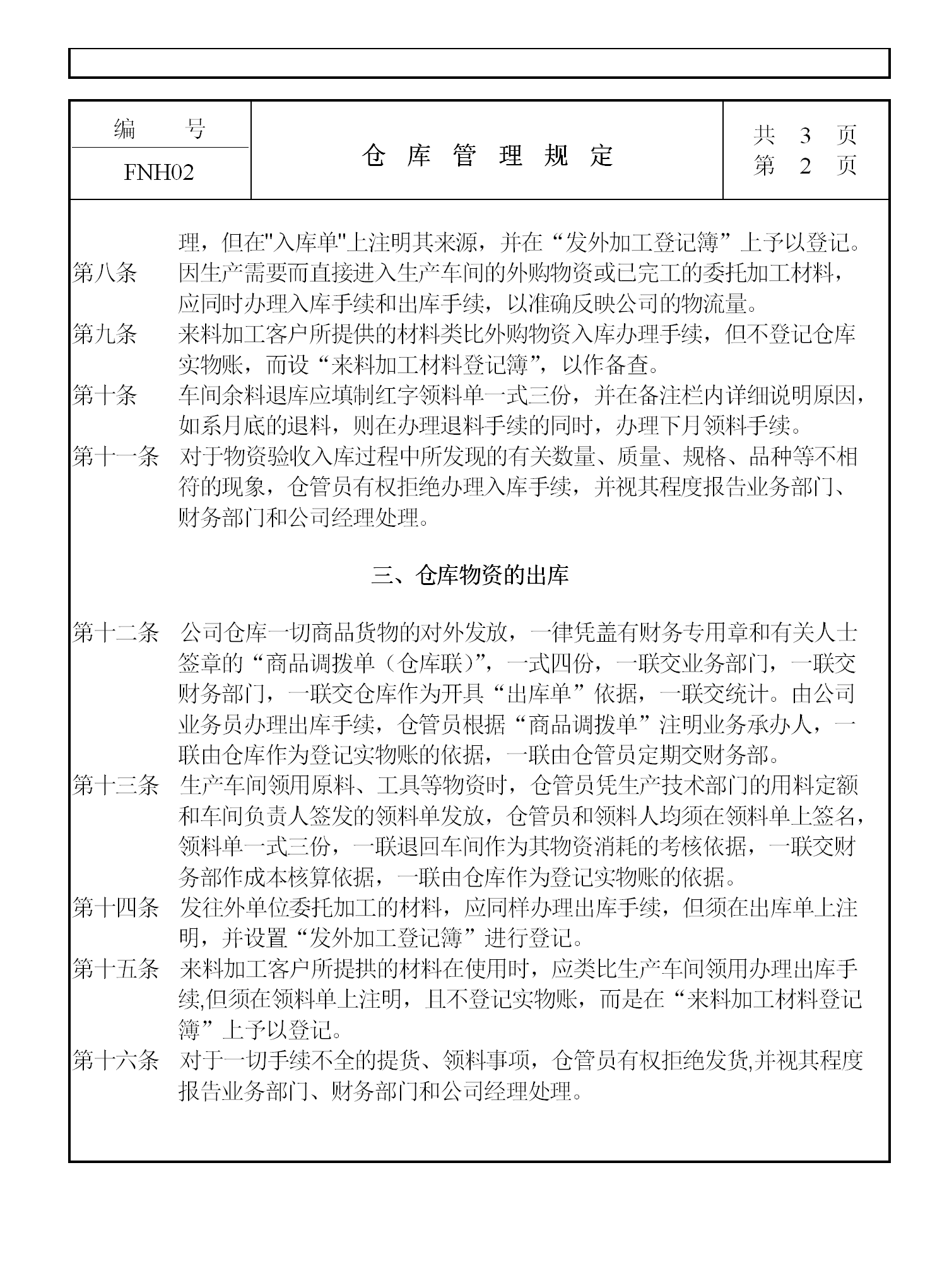 現(xiàn)代企業(yè)倉庫管理制度word模板-1