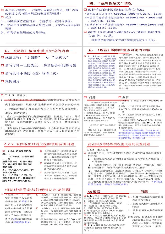 民用建筑水消防系統(tǒng)設計規(guī)范PPT模板-1