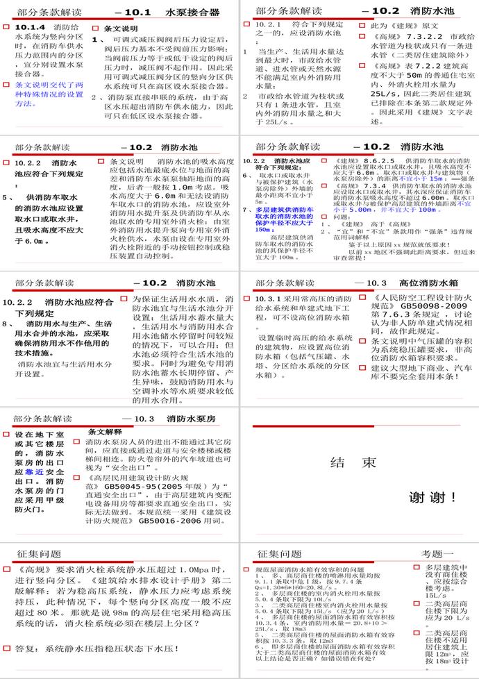 民用建筑水消防系統(tǒng)設計規(guī)范PPT模板-4