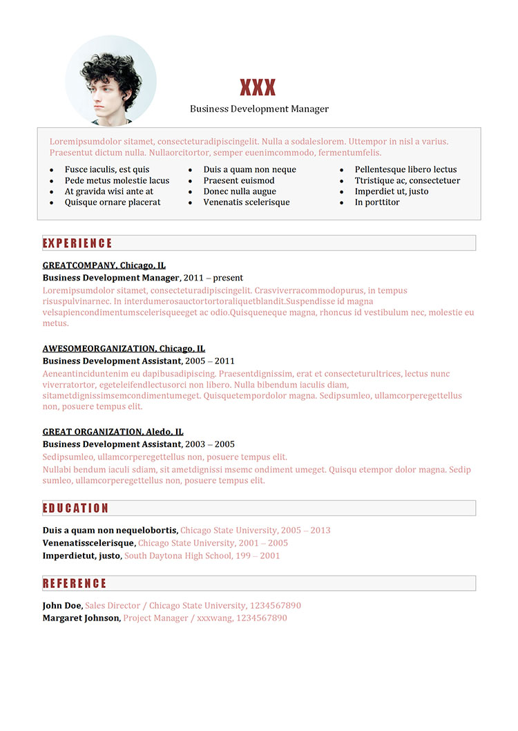 粉色簡(jiǎn)約業(yè)務(wù)開(kāi)發(fā)經(jīng)理英文簡(jiǎn)歷-1