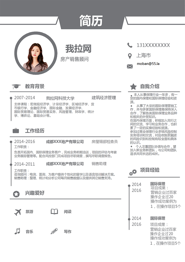 深灰簡(jiǎn)潔大氣房產(chǎn)銷(xiāo)售顧問(wèn)簡(jiǎn)歷模板-1